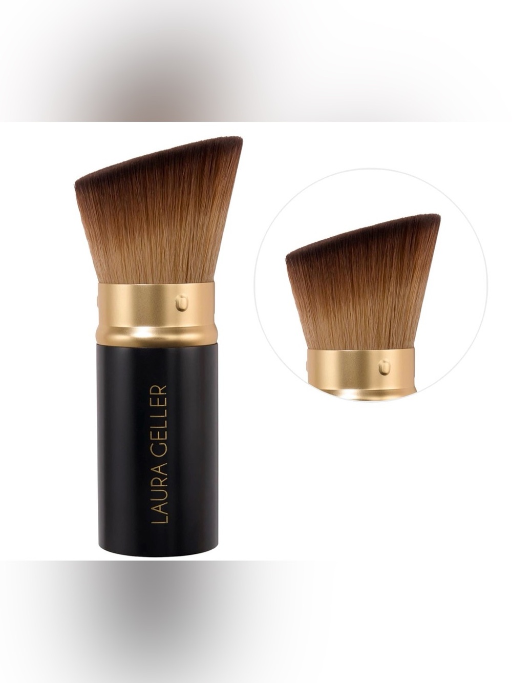 New Laura Geller Retractable Angled Kabuki Brush